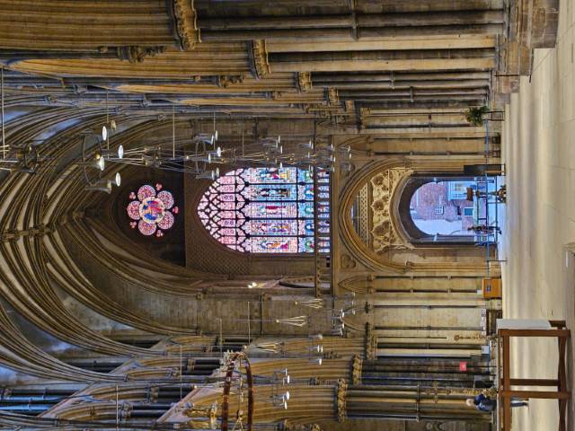Lincoln Cathedral Nave in Lincoln, England