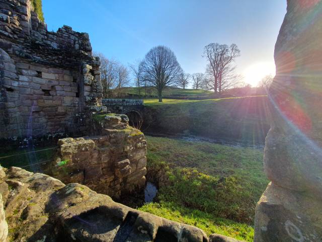 Inside Lincoln Castle in Lincoln, England