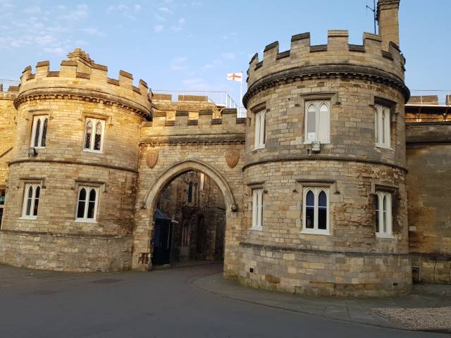 Lincoln Castle Gateway in Lincoln, England
